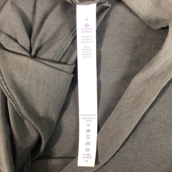 🆕 Lululemon Its A Tie Tank Size 8 - Dark Forest - Picture 9 of 9